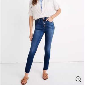 Madewell 10" High-Rise Skinny Crop Jeans